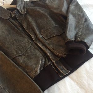 Vtg Banana Republic Leather Jacket from 1995